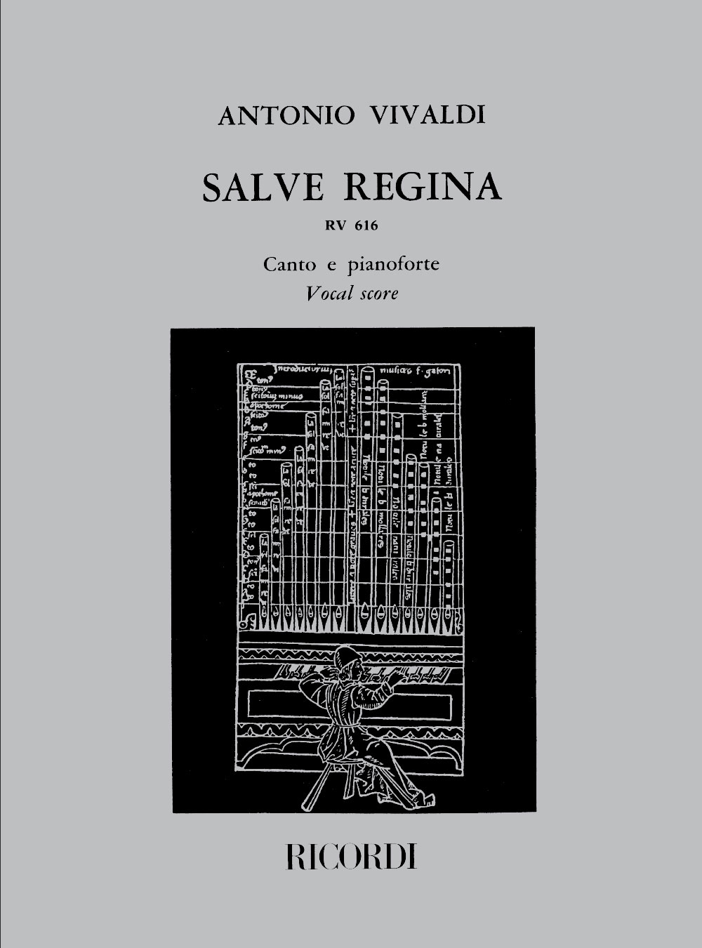 RICORDI VIVALDI A. - SALVE REGINA - CHANT ET PIANO