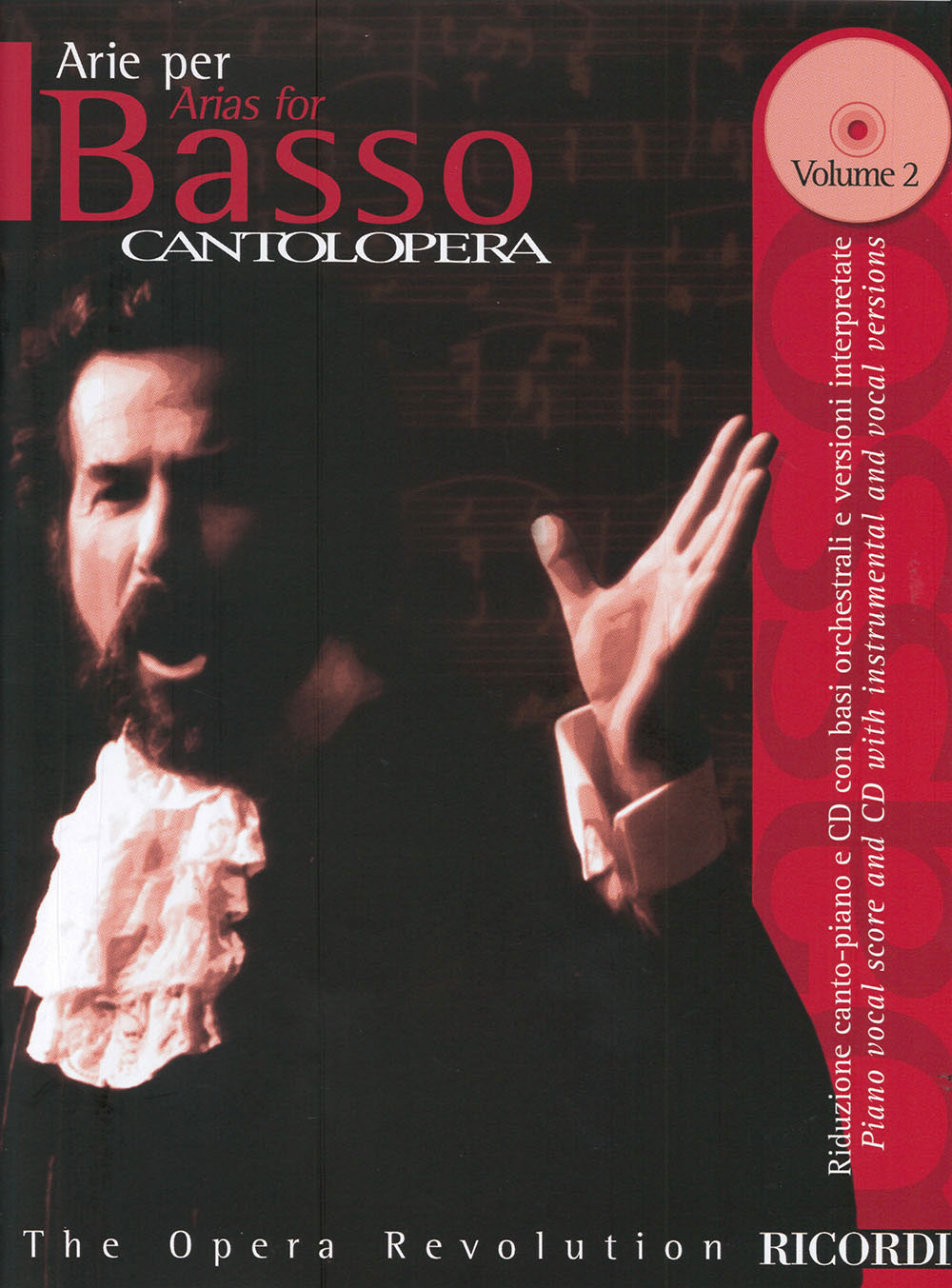 RICORDI CANTOLOPERA: ARIE PER BASSO, VOL. 2 + CD - CHANT ET PIANO