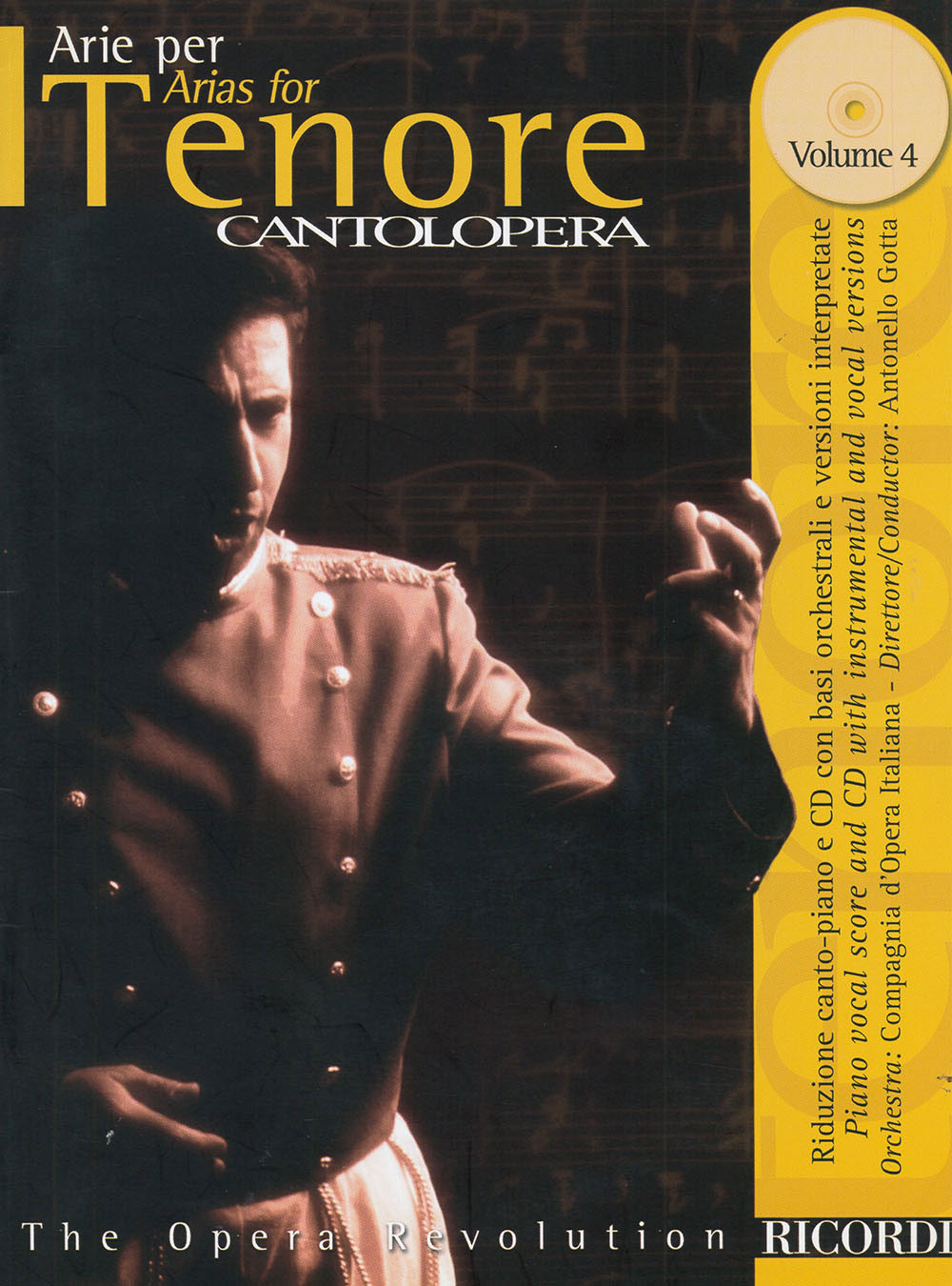 RICORDI CANTOLOPERA: ARIE PER TENORE VOL.4 + CD