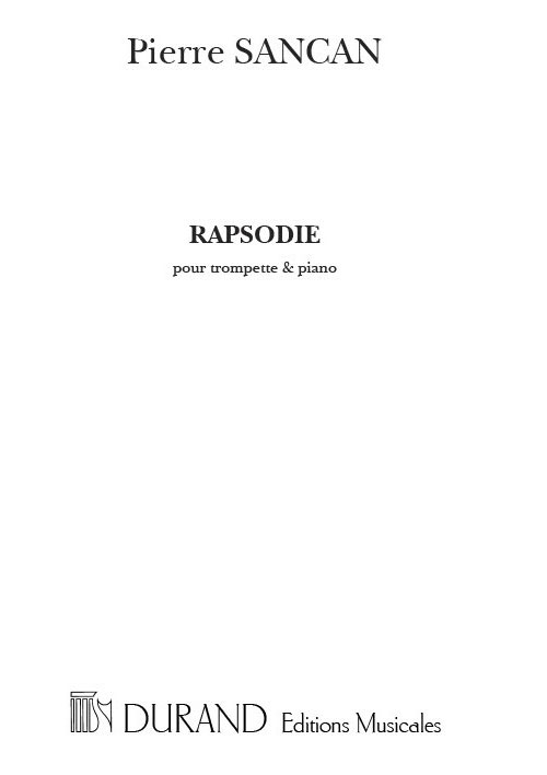 DURAND SANCAN - RHAPSODIE - TROMPETTE ET PIANO
