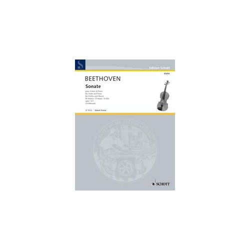 SCHOTT Beethoven L.V. - Sonate Op.12/1 - Violon & Piano
