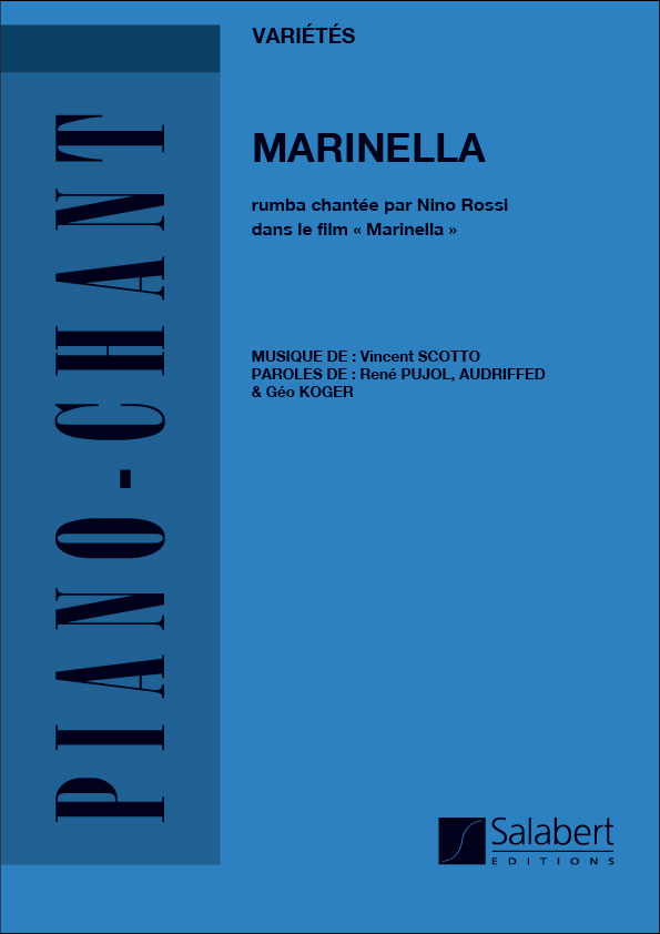 SALABERT SCOTTO - MARINELLA - CHANT ET PIANO