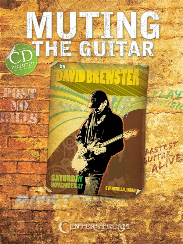 HAL LEONARD DAVID BREWSTER MUTING THE + CD - GUITAR TAB