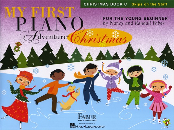 HAL LEONARD MY FIRST PIANO ADVENTURE CHRISTMAS BOOK C SKIPS ON THE STAFF - PIANO SOLO