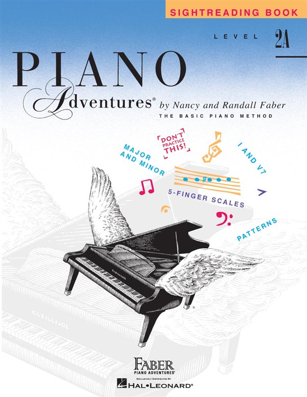 HAL LEONARD FABER NANCY AND RANDALL PIANO ADVENTURES SIGHTREADING BOOK LEVEL 2A - PIANO SOLO