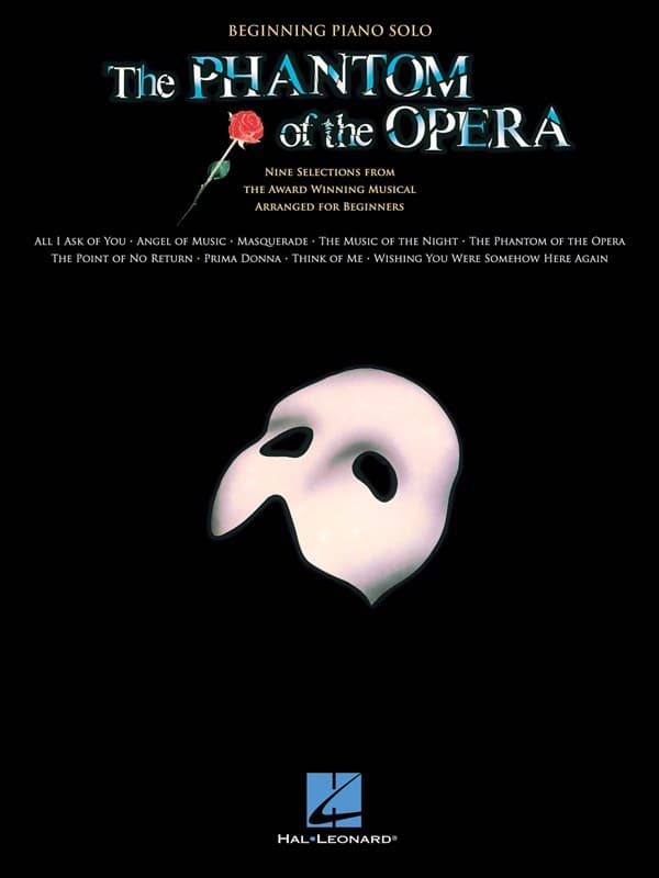 HAL LEONARD LLOYD WEBBER ANDREW THE PHANTOM OF THE OPERA BEGINNING - PIANO SOLO