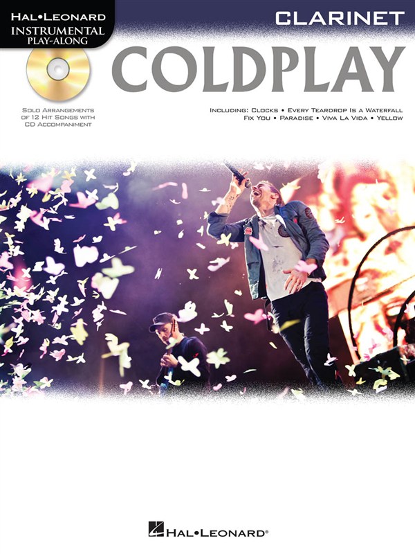 HAL LEONARD INSTRUMENTAL PLAY ALONG - COLDPLAY + CD - CLARINET