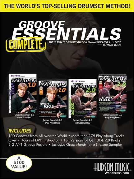 HUDSON MUSIC Igoe Tommy - Groove Essentials 1.0 / 2.0 Complete - Batterie