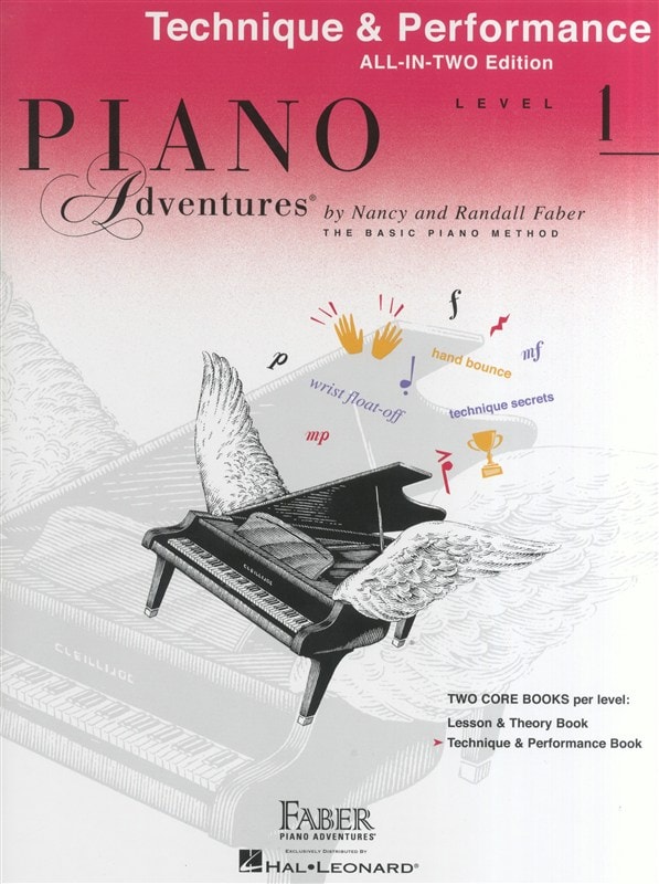 HAL LEONARD PIANO ADVENTURES ALL IN TWO LEVEL 1 TECHNIQUE AND PERFORMANCE ANGL - PIANO SOLO