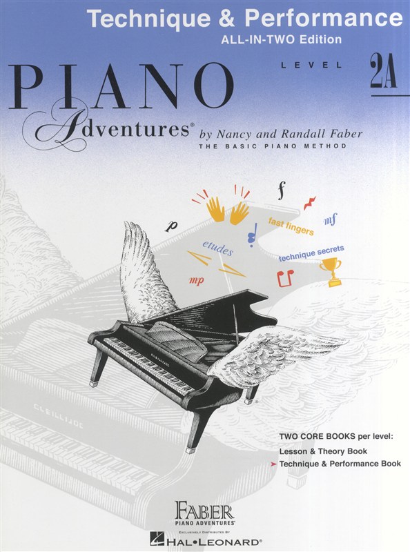 HAL LEONARD PIANO ADVENTURES ALL IN TWO LEVEL 2A TECHNIQUE AND PERFORMANCE ANG - PIANO SOLO