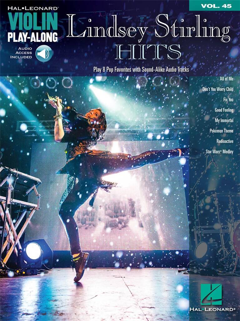 HAL LEONARD Violin Play Along Vol.45 - Lindsey Stirling - Hits