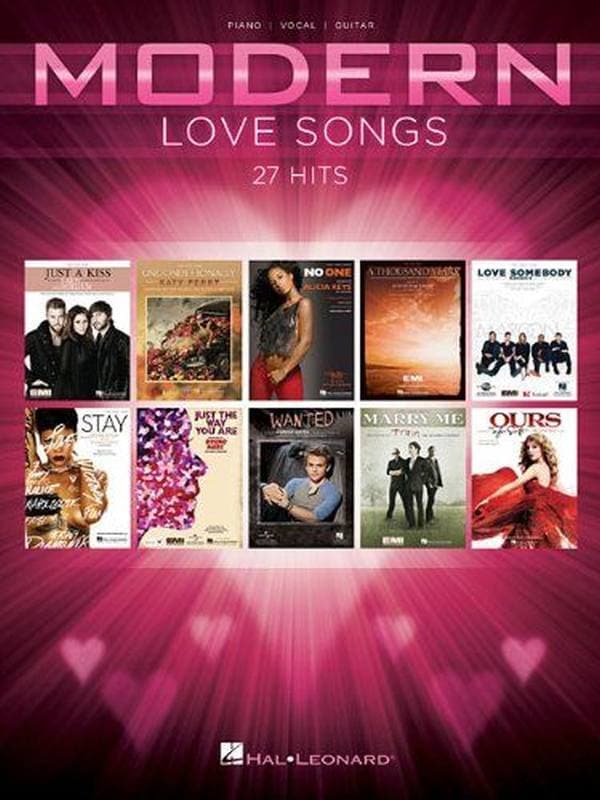 HAL LEONARD MODERN LOVE SONGS - PVG