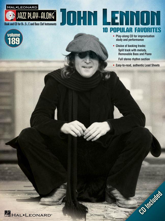 HAL LEONARD JAZZ PLAY ALONG VOL.189 - JOHN LENNON + CD