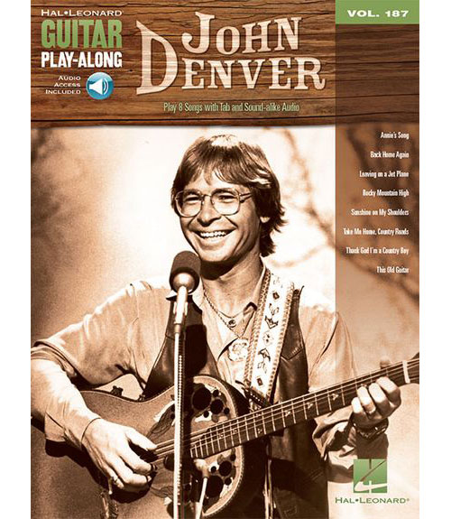 HAL LEONARD GUITAR PLAY ALONG VOLUME 187 - JOHN DENVER - GUITAR + AUDIO 