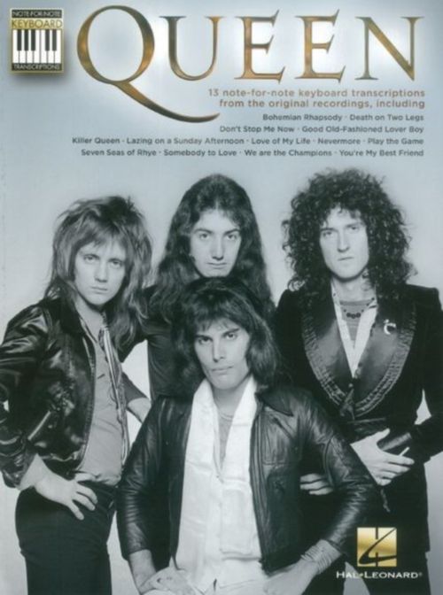HAL LEONARD QUEEN - NOTE FOR NOTE KEYBOARD TRANSCRIPTIONS