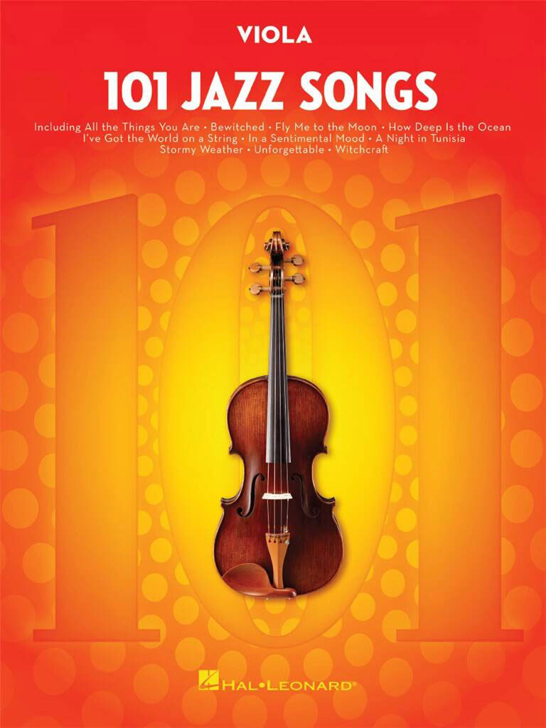 HAL LEONARD 101 JAZZ SONGS FOR VIOLA