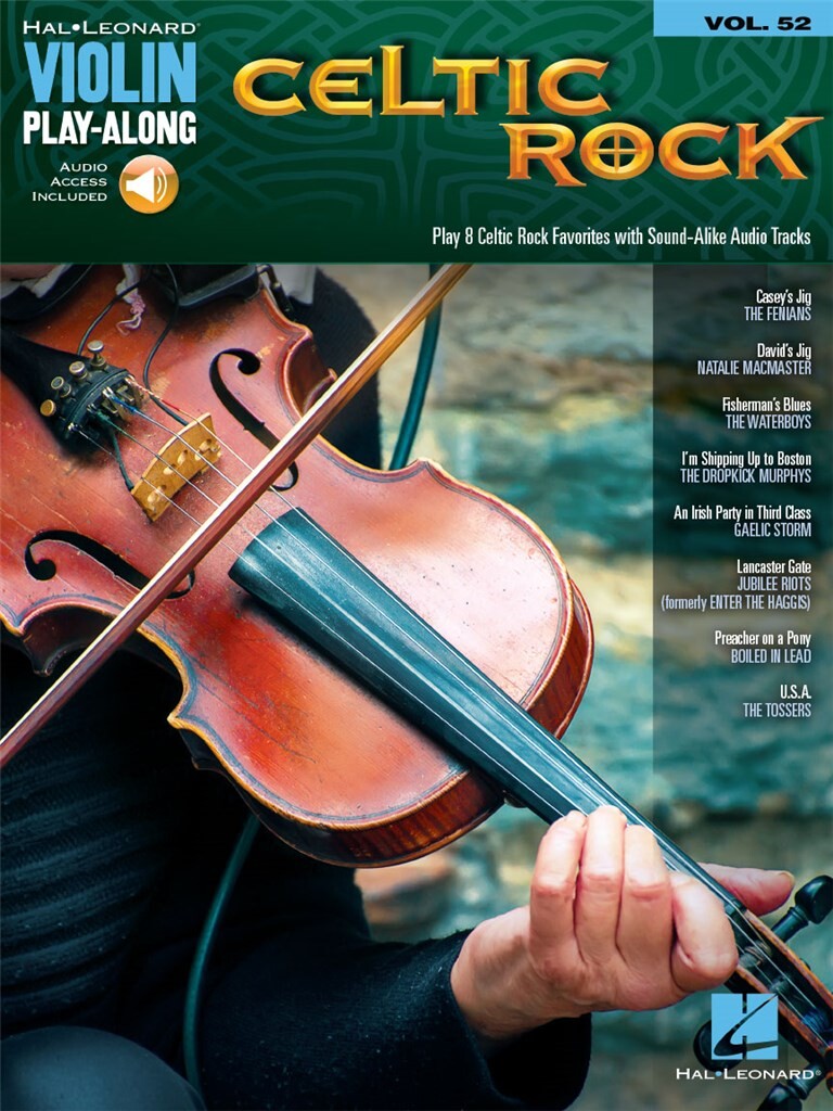 HAL LEONARD VIOLIN PLAY ALONG VOLUME 52 - CELTIC ROCK