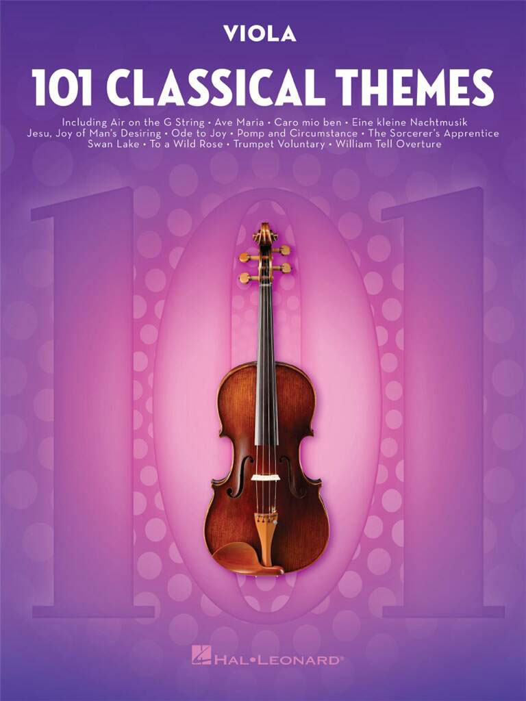 HAL LEONARD 101 CLASSICAL THEMES FOR VIOLA