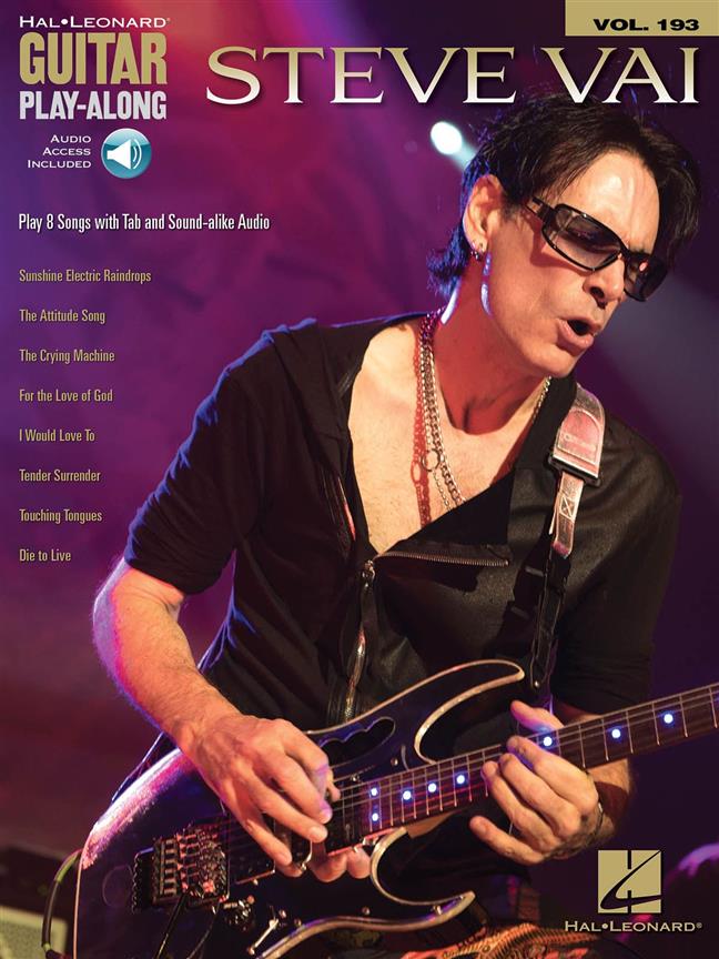 HAL LEONARD STEVE VAI - GUITAR PLAY ALONG VOL.193 - GUITARE TAB 