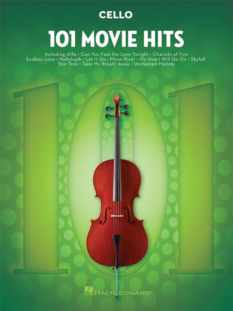 HAL LEONARD 101 Movie Hits For Cello