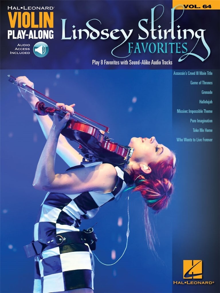 HAL LEONARD LINDSEY STIRLING - VIOLIN PLAY ALONG VOL.64 