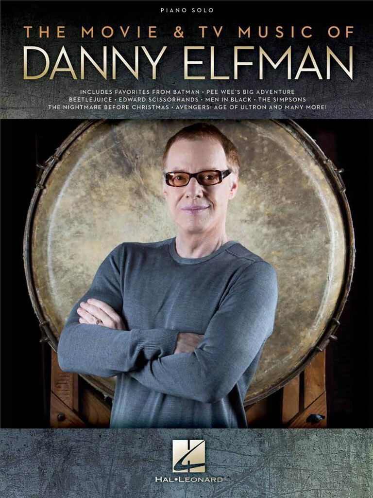 HAL LEONARD THE MOVIE & TV MUSIC OF DANNY ELFMAN - PIANO SOLO