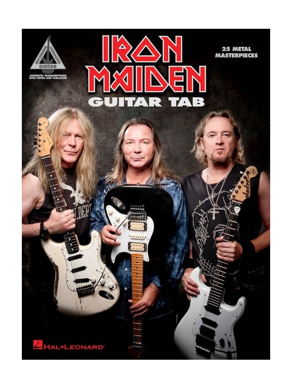 HAL LEONARD IRON MAIDEN - 25 METAL MASTERPIECES - GUITARE TAB