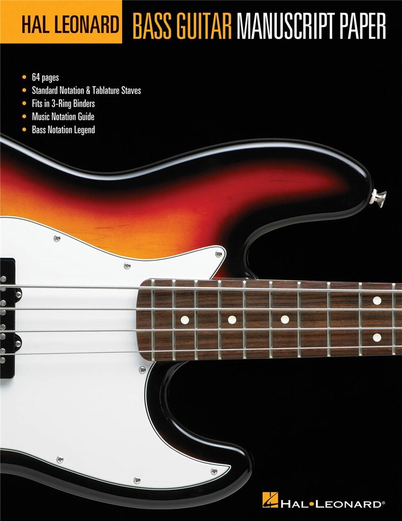 HAL LEONARD HAL LEONARD BASS GUITAR MANUSCRIPT PAPER