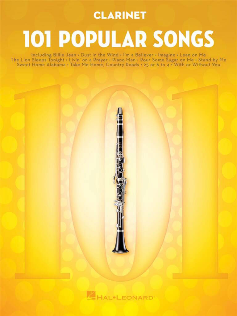 HAL LEONARD 101 POPULAR SONGS - CLARINETTE