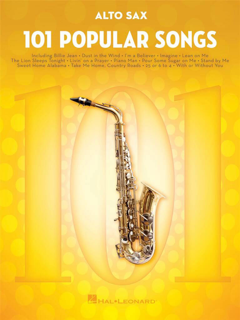 HAL LEONARD 101 Popular Songs - Sax Alto