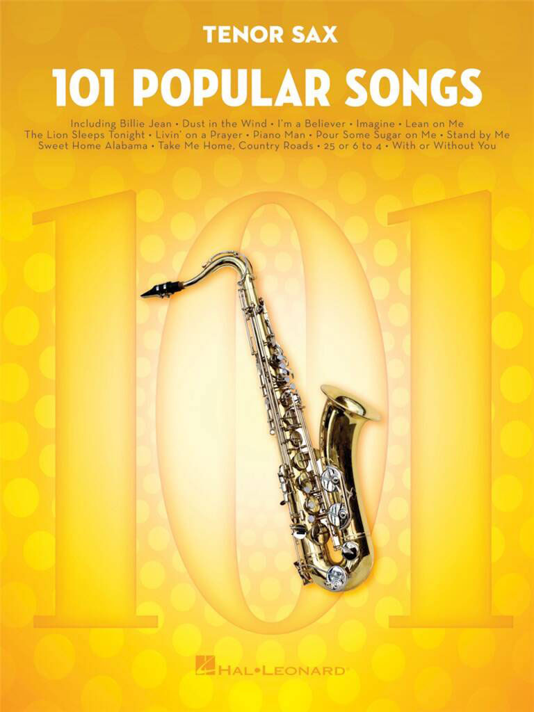 HAL LEONARD 101 Popular Songs - Sax Ténor