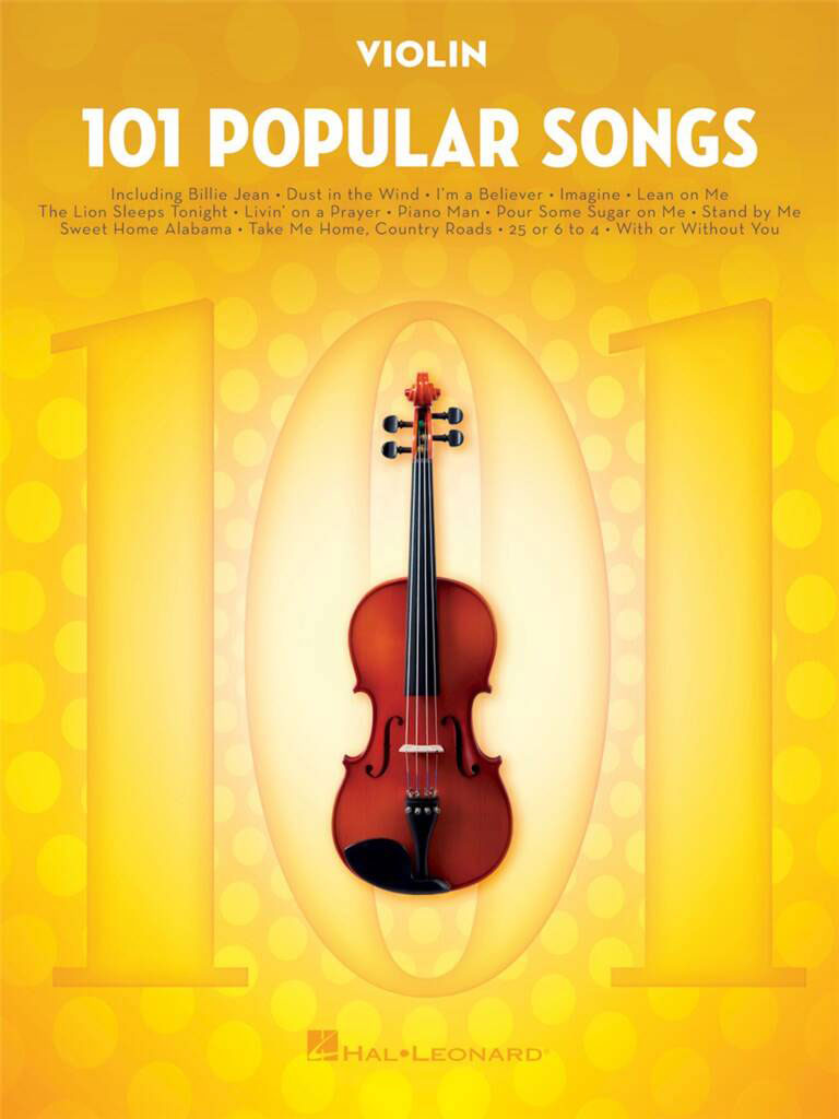 HAL LEONARD 101 POPULAR SONGS - VIOLON