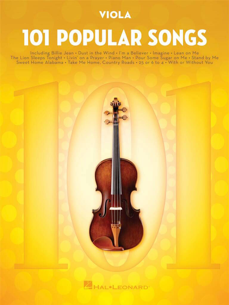 HAL LEONARD 101 Popular Songs - Alto