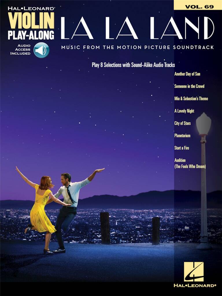 HAL LEONARD Violin Play Along Volume 69 - La La Land + Audio En Ligne