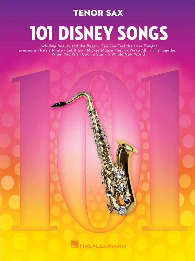 HAL LEONARD 101 DISNEY SONGS - SAX TENOR