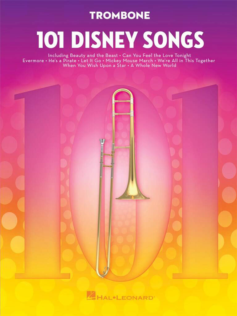 HAL LEONARD 101 DISNEY SONGS - TROMBONE