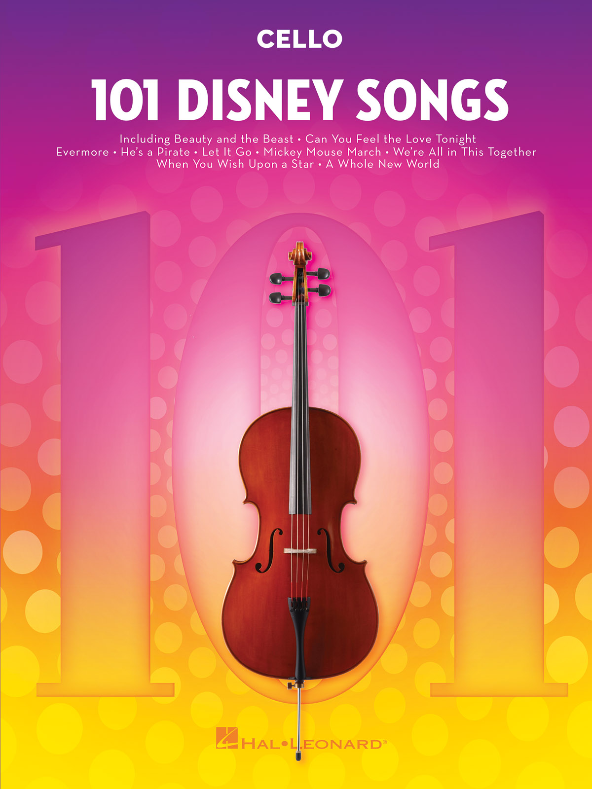 HAL LEONARD 101 Disney Songs - Cello