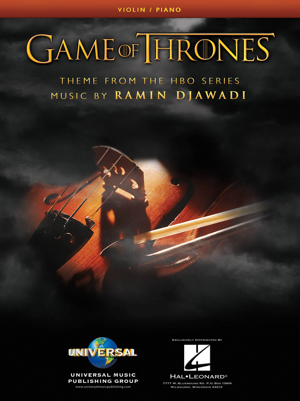 HAL LEONARD Djawadi Ramin - Game Of Thrones Theme - Violon & Piano