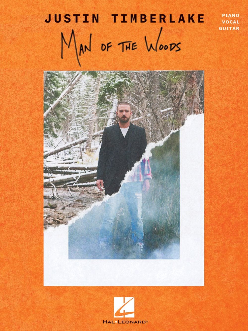 HAL LEONARD JUSTIN TIMBERLAKE - MAN OF THE WOODS - PVG