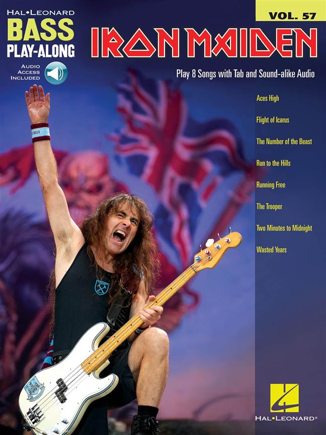 HAL LEONARD IRON MAIDEN - BASS PLAY ALONG VOL.57