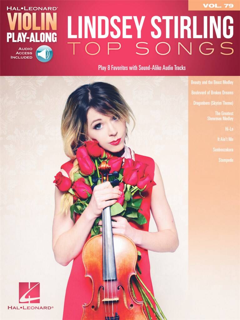 HAL LEONARD Violin Play Along Vol.79 - Lindsey Stirling - Top Songs