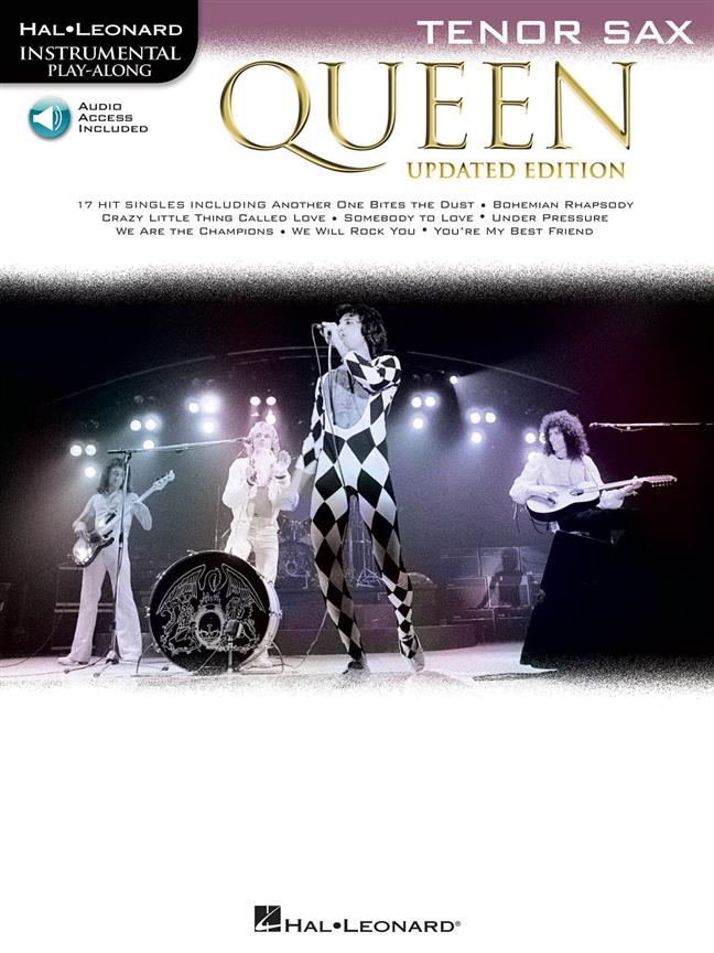 HAL LEONARD QUEEN - TENOR SAXOPHONE PLAY-ALONG + AUDIO ONLINE