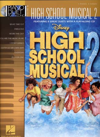 HAL LEONARD PIANO DUET PLAY ALONG VOL.18 HIGH SCHOOL MUSICAL 2 + CD