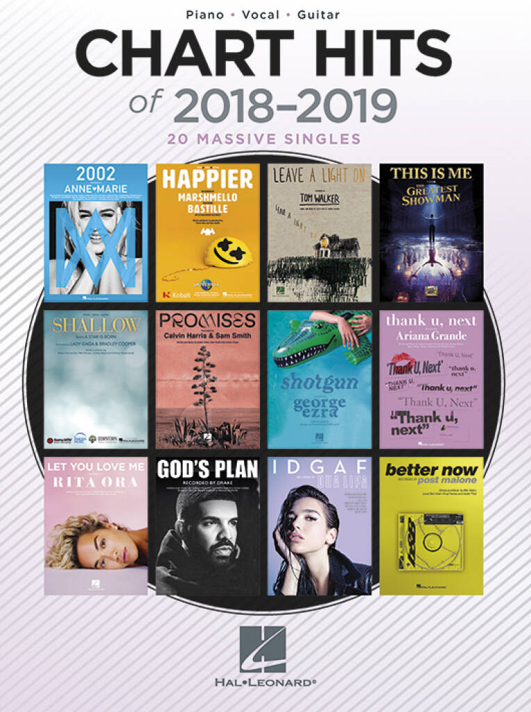 HAL LEONARD Chart Hits Of 2018-2019 (PVG)