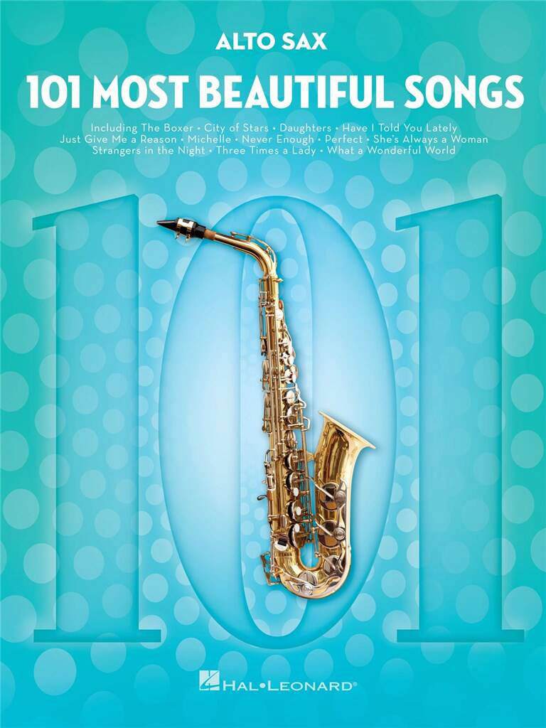 HAL LEONARD 101 MOST BEAUTIFUL SONGS - SAX ALTO