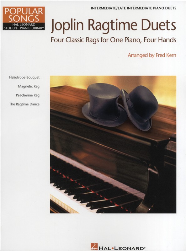 HAL LEONARD HAL LEONARD STUDENT PIANO LIBRARY - JOPLIN RAGTIME DUETS - PIANO DUET