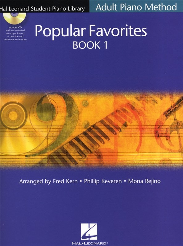 HAL LEONARD HAL LEONARD STUDENT PIANO LIBRARY ADULT POPULAR FAVORITES + CD 1 - PIANO SOLO