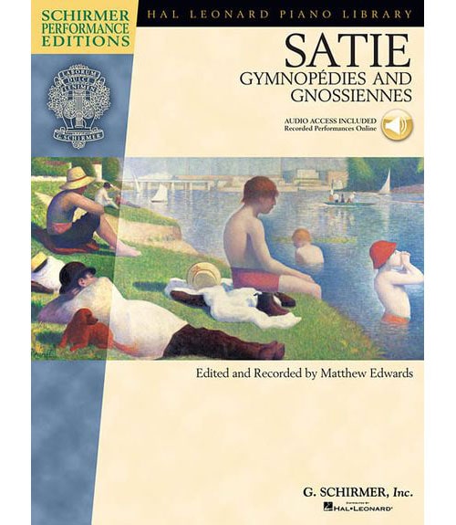 HAL LEONARD SATIE ERIK GYMNOPEDIES AND GNOSSIENS + MP3 - PIANO SOLO