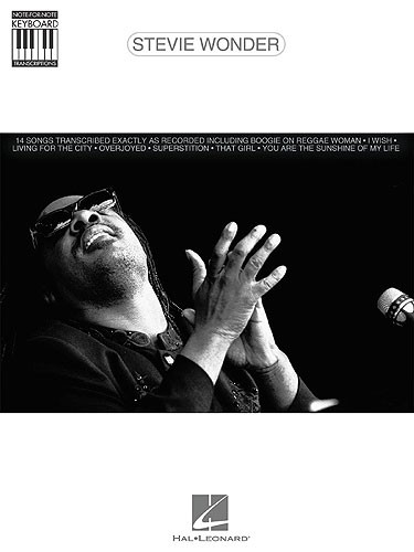 HAL LEONARD STEVIE WONDER - NOTE FOR NOTE KEYBOARD TRANSCRIPTIONS