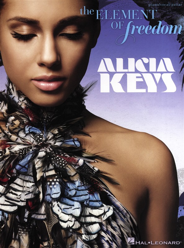 HAL LEONARD ALICIA KEYS - THE ELEMENT OF FREEDOM PIANO VOCAL GUITAR SONGBOOK- PVG